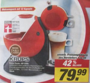 Rote Dolce Gusto bei toom im Angebot