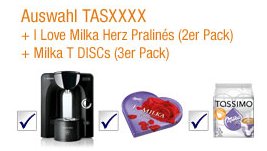 Tassimo Aktion zum Valentinstag bei Amazon.de