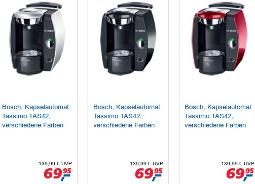 Tassimo T42 bei real